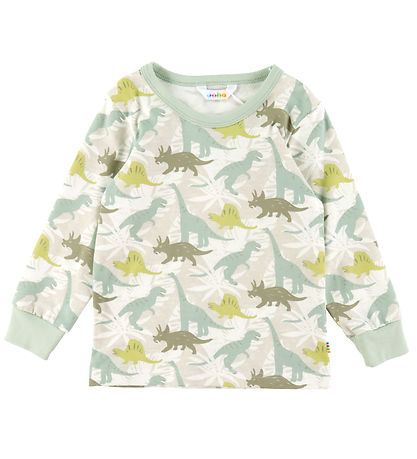 Joha Schlafanzug - Off White/Mattgrün m. Dino