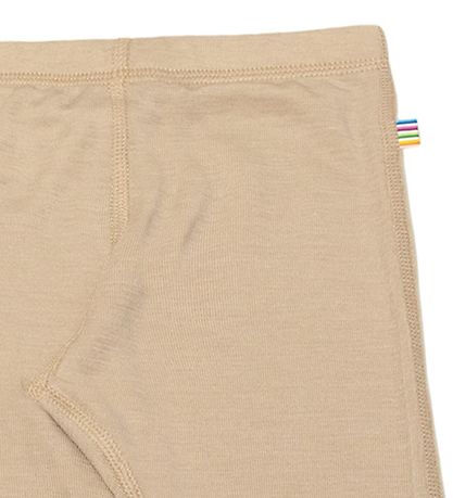 Joha Leggings - Ull/Silke - Beige