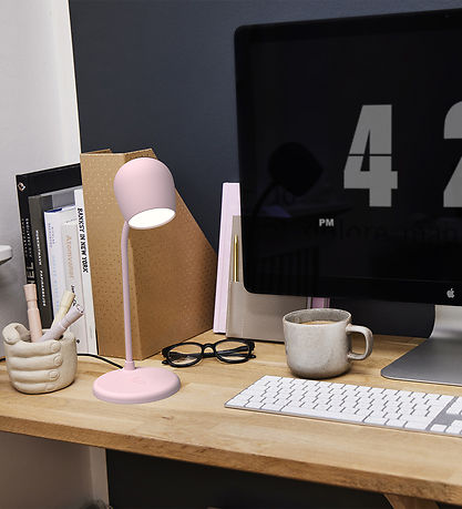 Kreafunk Lamp m. Oplader + luidspreker - Ellie - Dusty Rose