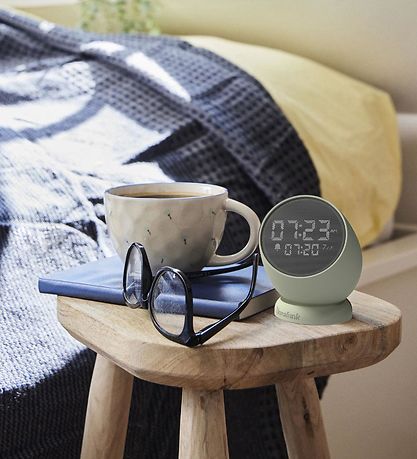 Kreafunk alarm clock - Bell - Dusty Olive