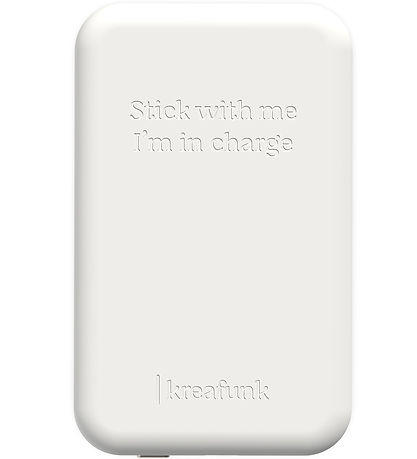 Kreafunk Power Bank - toCHANGE QI - White - 5,000mAh