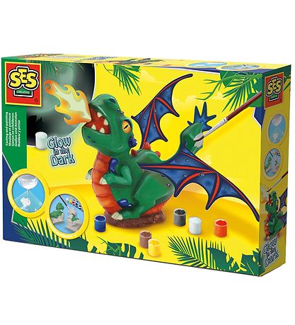 Moulage et peinture SES Creative - Dragon