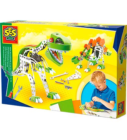 SES Creative Byggingarsett - Málmur Dino