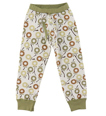 Katvig Pyjama Set - White w. Apples