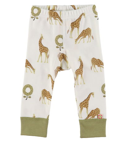 Katvig Leggings - Weiß m. Giraffe