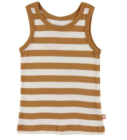 Katvig Undershirt - Brown/White Striped