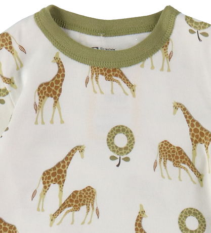 Katvig Bluse - Weiß m. Giraffe