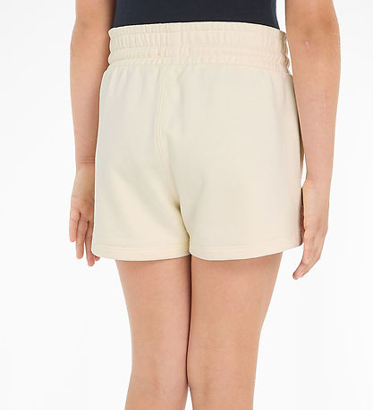 Calvin Klein Shorts - Monogramm-Logo - Papyrus
