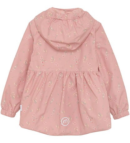 Minymo Veste d't - Peach Beige av. Fleurs/Froufrous