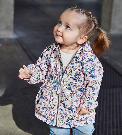 Color Kids Veste d't - Chalk Pink av. Papillons