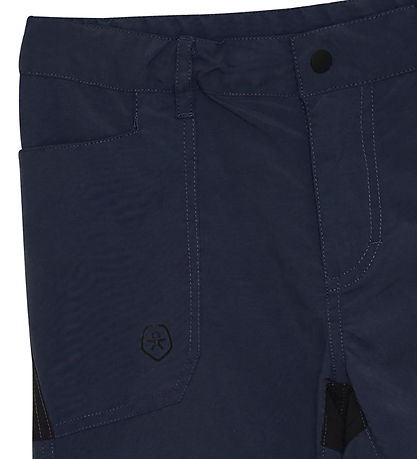 Color Kids Byxor - m. Zip Off - Total Eclipse