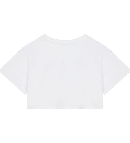Little Marc Jacobs Stuttermabolur - Skera - Hvítt M. Silfur