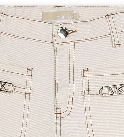 Michael Kors Jeans Cream w. Gold Fast Shipping KW SK