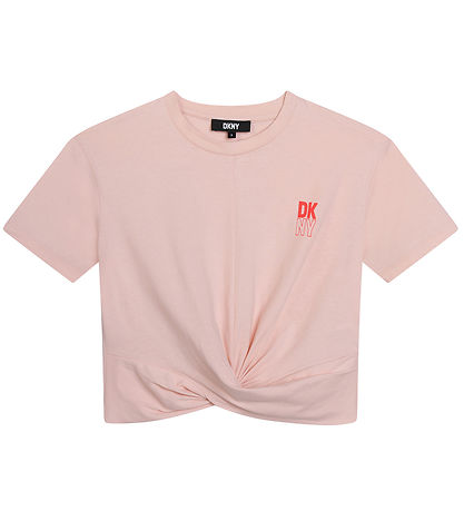 DKNY Stuttermabolur - Bleikt