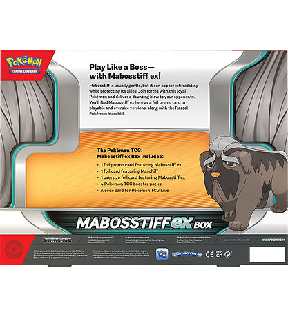 Pokémon Trading card - Mabosstiff ex Box