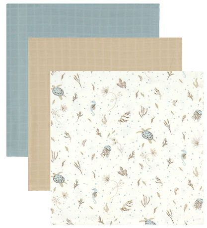 Cam Cam Spucktücher - 72x72 cm - 2er-Pack - Sea Garden