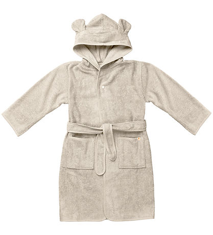 Fabelab Bathrobe - Bear - Beige