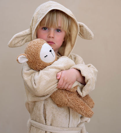 Fabelab Bathrobe - Rabbit - Wheat