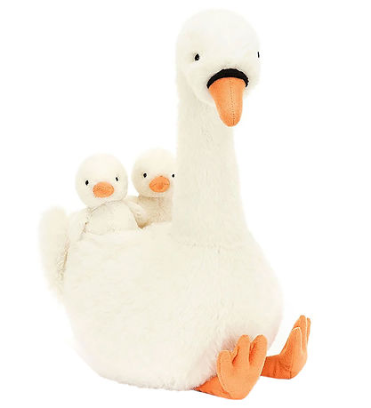 Jellycat Soft Toy - 39x18 cm - Featherful Swan