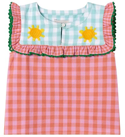 Stella McCartney Kids Efst - Bleikt/appelsínugult merkt M. Grænt