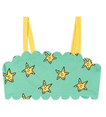 Stella McCartney Kids Bikíní - UV50+ - Grænt M. SjóStjörnur