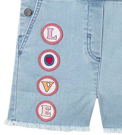 Stella McCartney Kids Overalls - Denim - Light Blue w. Patches