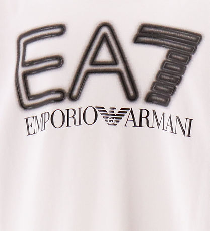 EA7 T-shirt - White w. Black