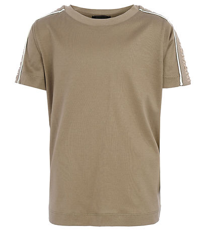 Emporio Armani Stuttermabolur - Tungl Rock M. Lógó röndótt