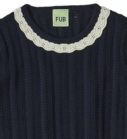 FUB T-shirt - Knitted - Dark Navy