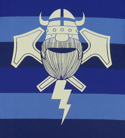Danefæ Stuttermabolur - Danerainbow Ringer - Bluebird THORBOLT