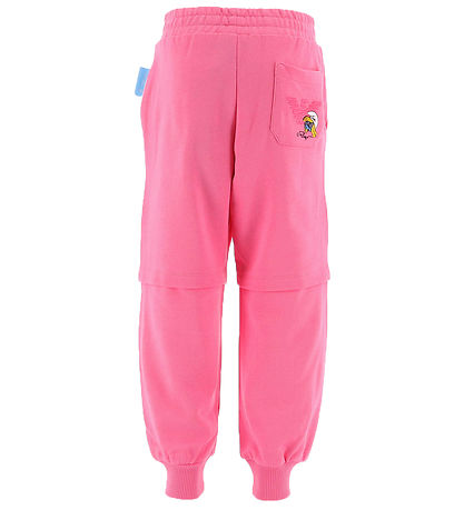 Emporio Armani Joggingbuxur - Bleikt M. Strumpur Fínn