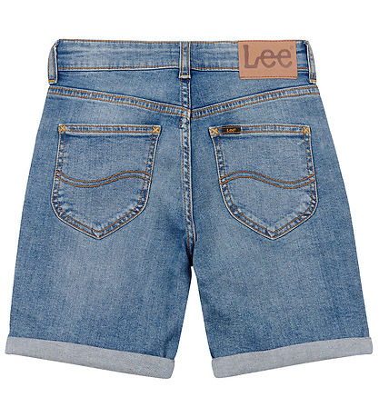 Lee Shorts - Denim - getragene Waschung