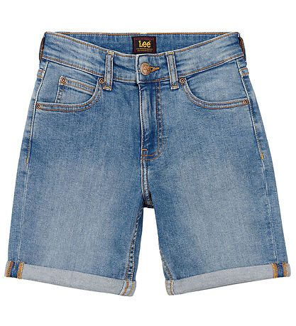 Lee Shorts - Denim - getragene Waschung