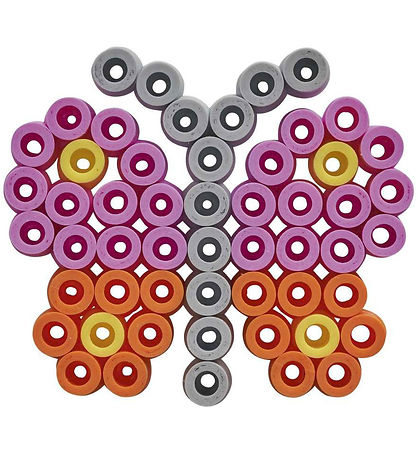 Hama Maxi Perlur - 3000 Stk. + 4 Diskar - Marglitað