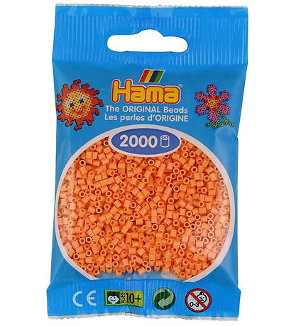 Hama Mini Perlur - 2000 Stk. - 105 Ljós apríkósu