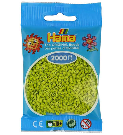 Hama Mini Perlur - 2000 Stk. - 104 Skær grænt