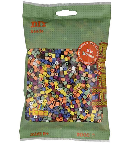 Hama Lífsmynd Midi Perlur - 3000 Stk. - 197 Mix