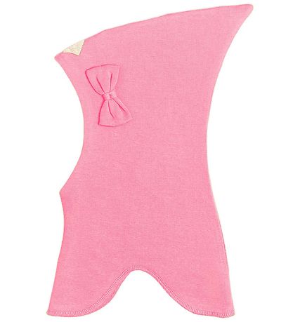 Racing Kids Balaclava - 2-layer - Pink w. Bow