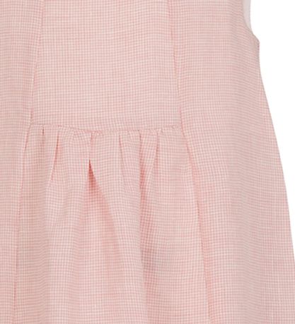 Emporio Armani Kjóll - Bleikt/Hvít - köflótt
