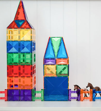 Ensemble d'aimants Connetix - 102 Parties - Rainbow Pack créatif