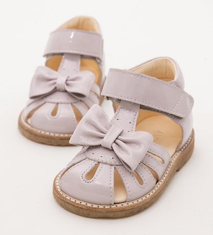 Angulus Sandals - Pale w. Bow