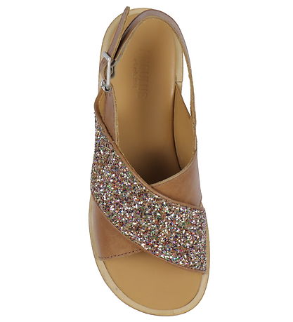Angulus Sandaalit - Tan/Multi Glitter