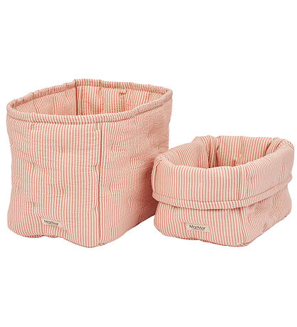 MarMar Aufbewahrungskörbe - 2er-Pack - 25x17/20x15 cm - Soft Wan