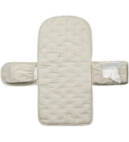 MarMar Changing Mat - Blue Stone Stripe