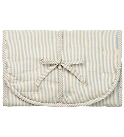 MarMar Changing Mat - Blue Stone Stripe