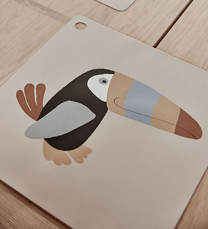 OYOY Diskamotta - Sílikon - Toucan - Leir