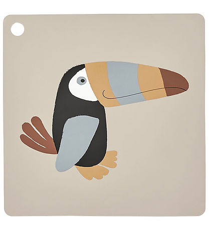OYOY Diskamotta - Sílikon - Toucan - Leir