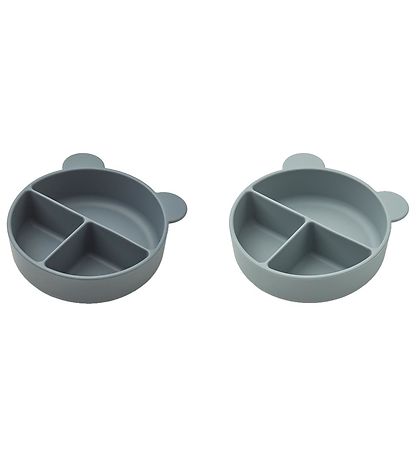 Liewood Shared rooms Bowls - 2-Pack - Connie - Whale Blue Mix