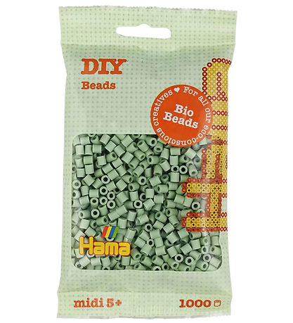 Hama Lífræn Midi Perlur - 1000 Stk. - 101 Tröllatré