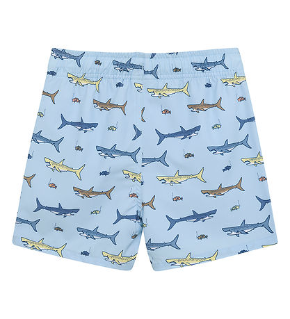 Color Kids Badeshorts - Himmelblau